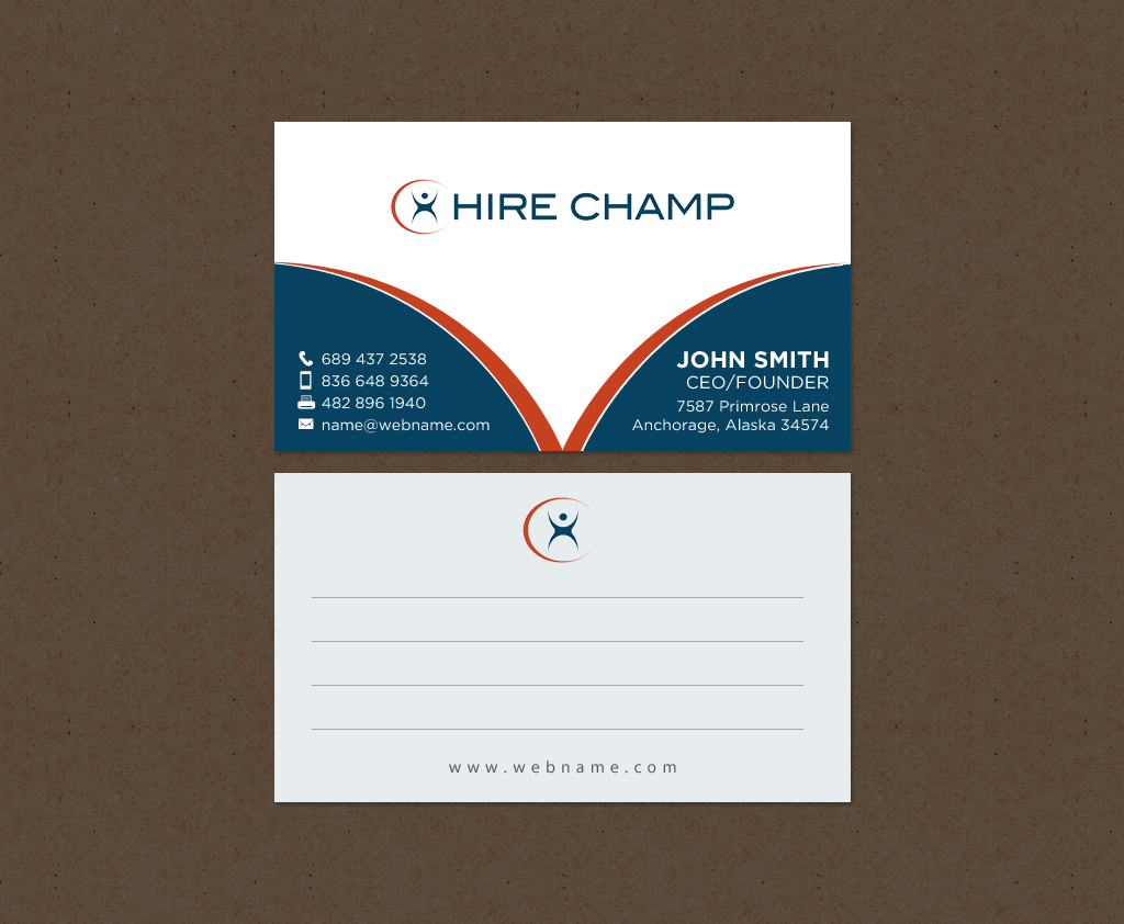 Business Card Design by chandrayaan.creative for this project | Design #12238104