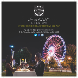Design Publicitaire par Ramaling Belkote pour Skyview Atlanta | Design : #12232022