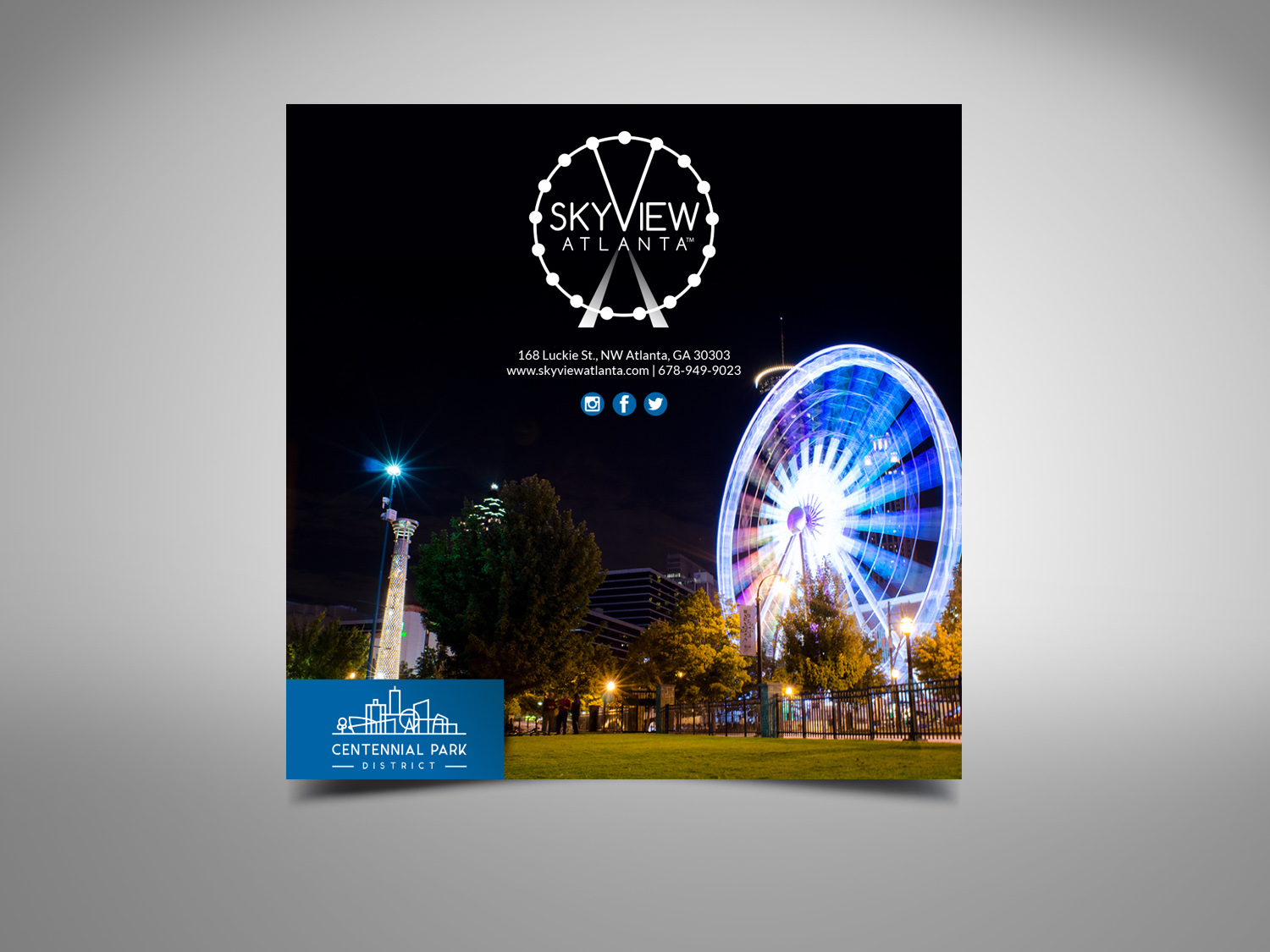 Diseño Publicitario por Priyo Subarkah para Skyview Atlanta | Diseño #12228719