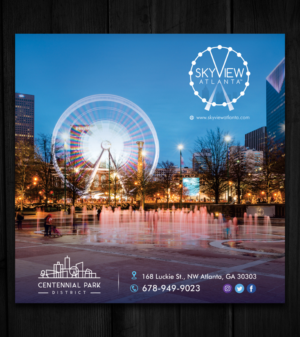 Design Publicitaire par OwnDesign pour Skyview Atlanta | Design : #12233226