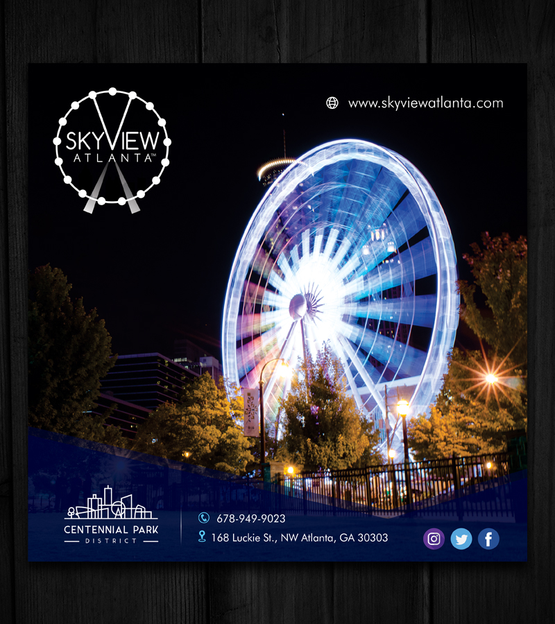 Werbe-Design von OwnDesign für Skyview Atlanta | Design #12233238