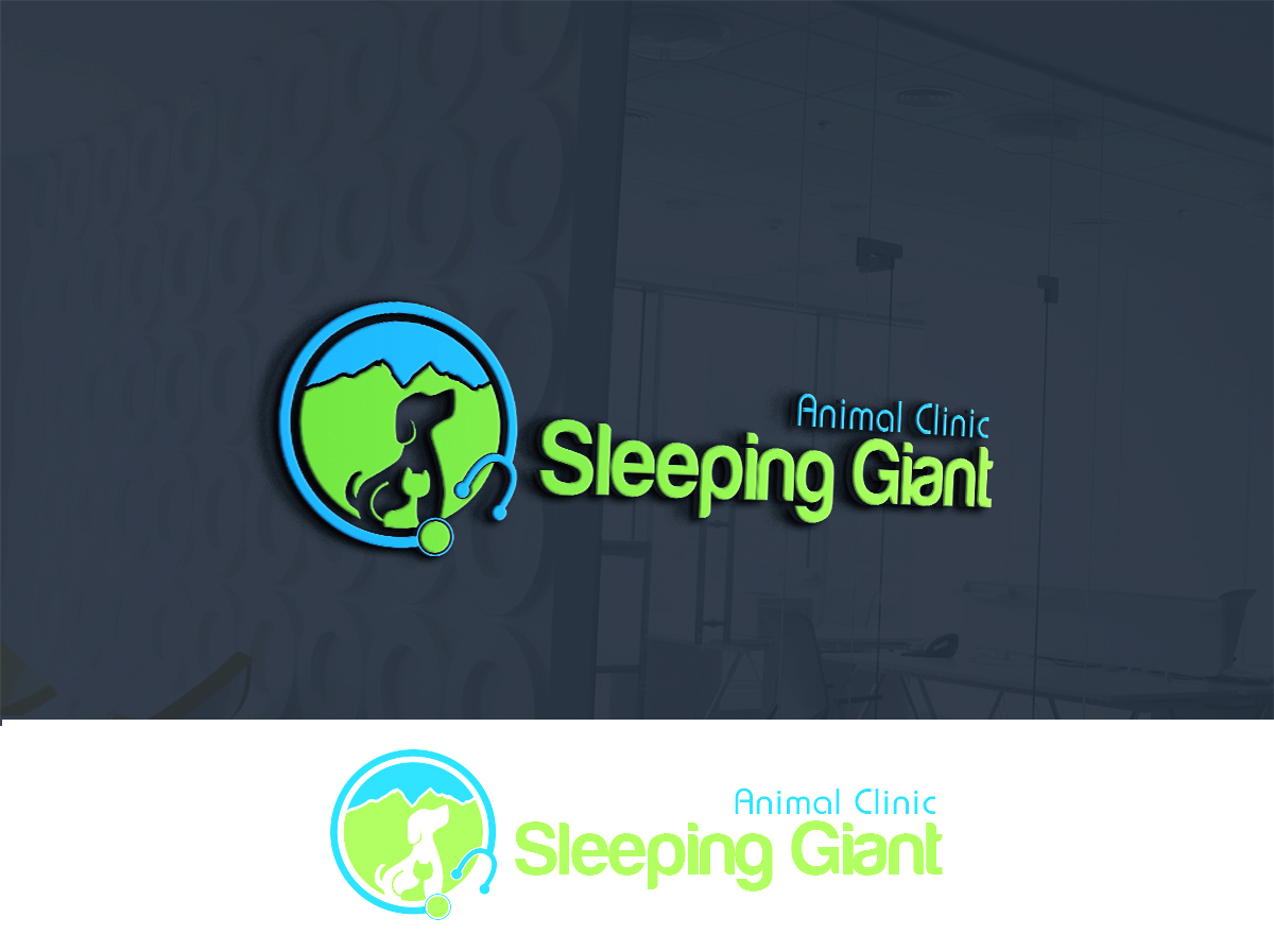 Diseño de Logo por Turn Digital para Sleeping Giant Animal Clinic | Diseño #12243787