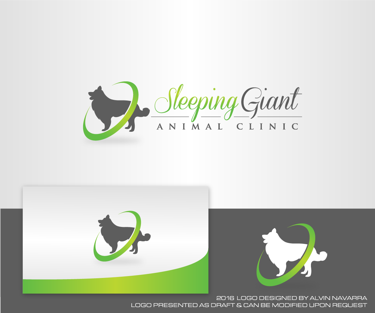 Logo-Design von alvinnavarra für Sleeping Giant Animal Clinic | Design #12250085