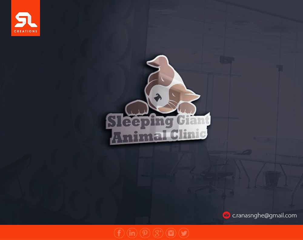 Logo Design by SL Creations for Sleeping Giant Animal Clinic | Design #12538897