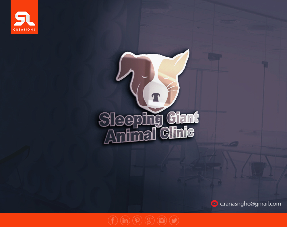 Logo Design by SL Creations for Sleeping Giant Animal Clinic | Design #12538898