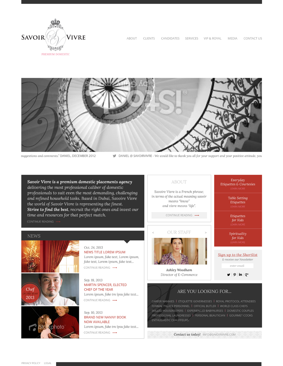 Web Design par Monica pour ce projet | Design #2468626