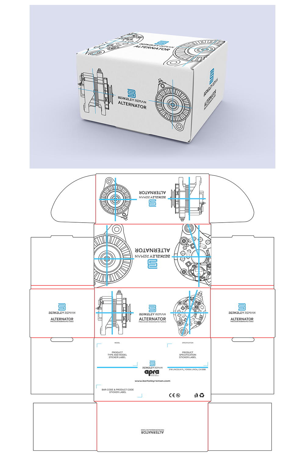 Verpackungs-Design von Chromax8 für Berkeley Standard | Design #12242480
