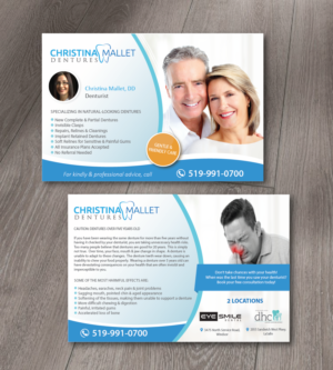 Dentures for adults and seniors, using new products and technology to attract a younger audience | Flyer-Design von alex989
