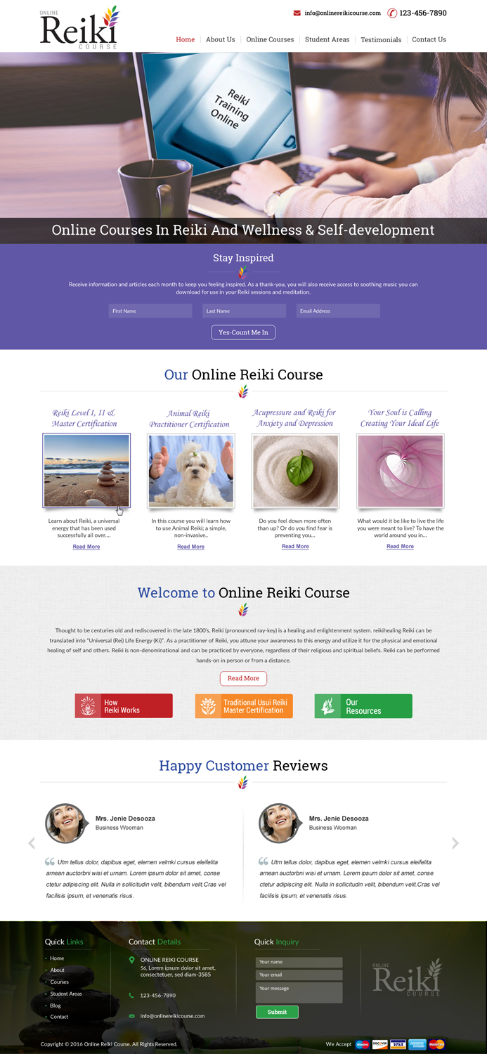 Web Design by harmi_199 for this project | Design #12325752