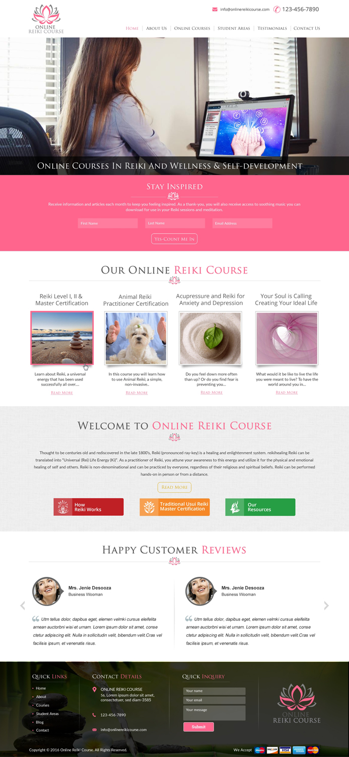 Web Design by harmi_199 for this project | Design #12335002