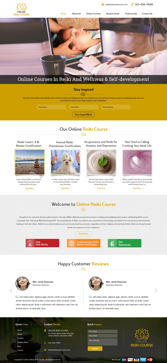 Web Design by harmi_199 for this project | Design #12335004