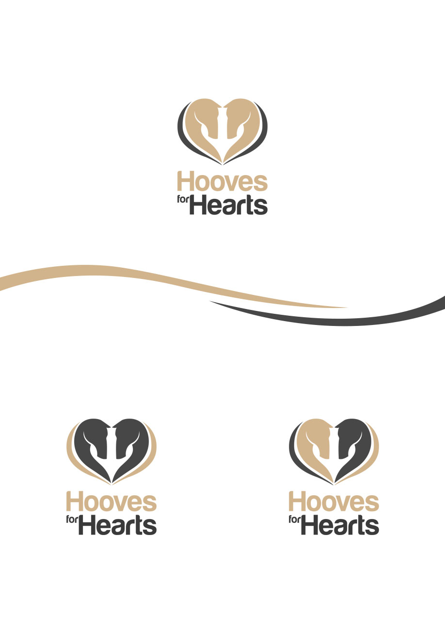 Logo Design by Lello for Hooves for Hearts, INC. | Design #12321614