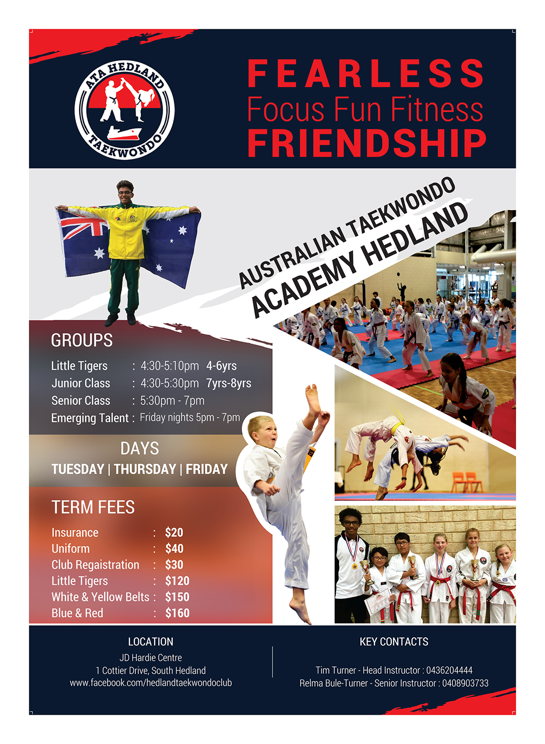 bold modern fitness flyer design for kick start employment by uk taekwondo flyer sample