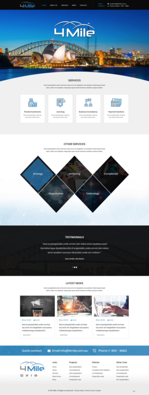 Web Design by pb for this project | Design: #18405301