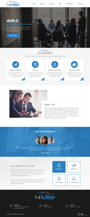 Web Design by pb for this project | Design: #18405302