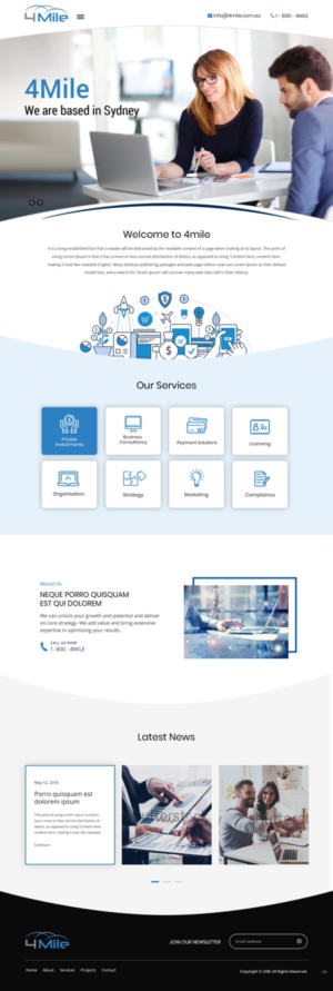 Web Design by pb for this project | Design: #18405303