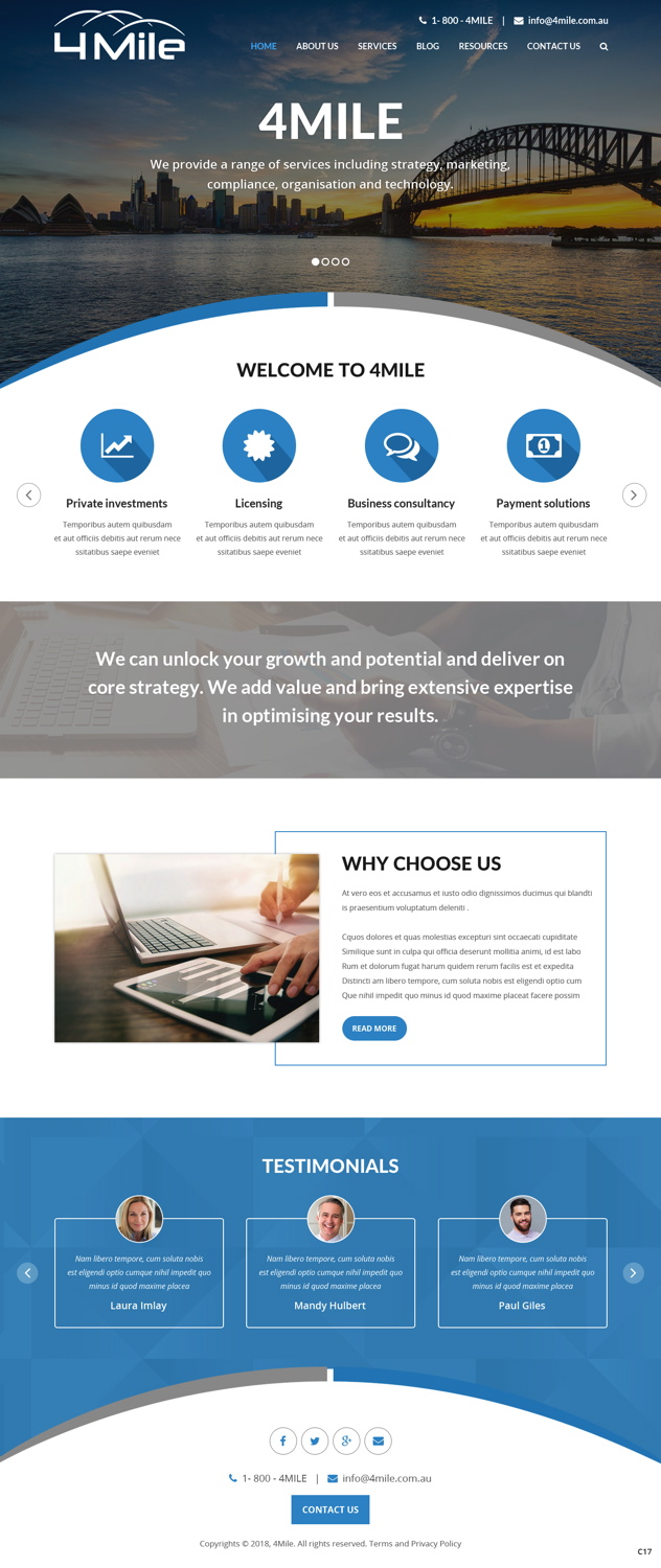 Web Design by pb for this project | Design #18405309