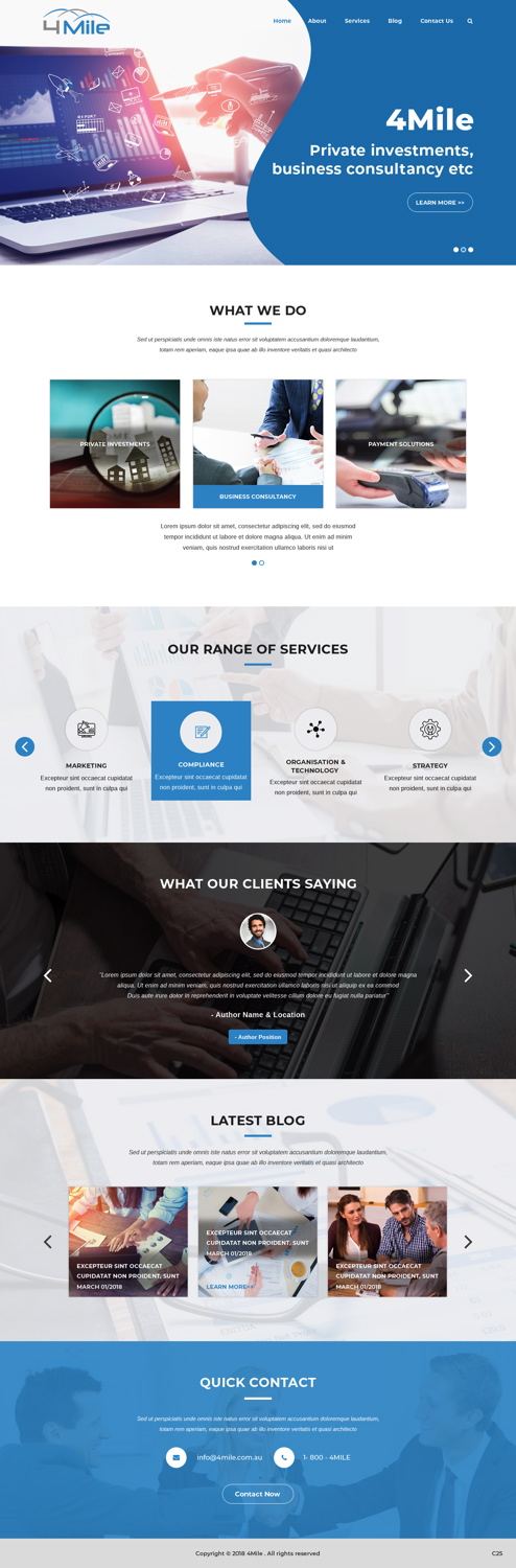 Web Design by pb for this project | Design #18405311