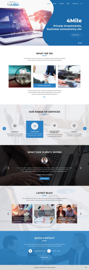 Web Design by pb for this project | Design: #18405311