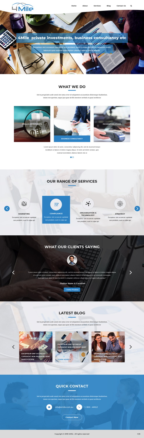 Web Design by pb for this project | Design: #18405312