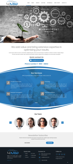 Web Design by pb for this project | Design: #18405328