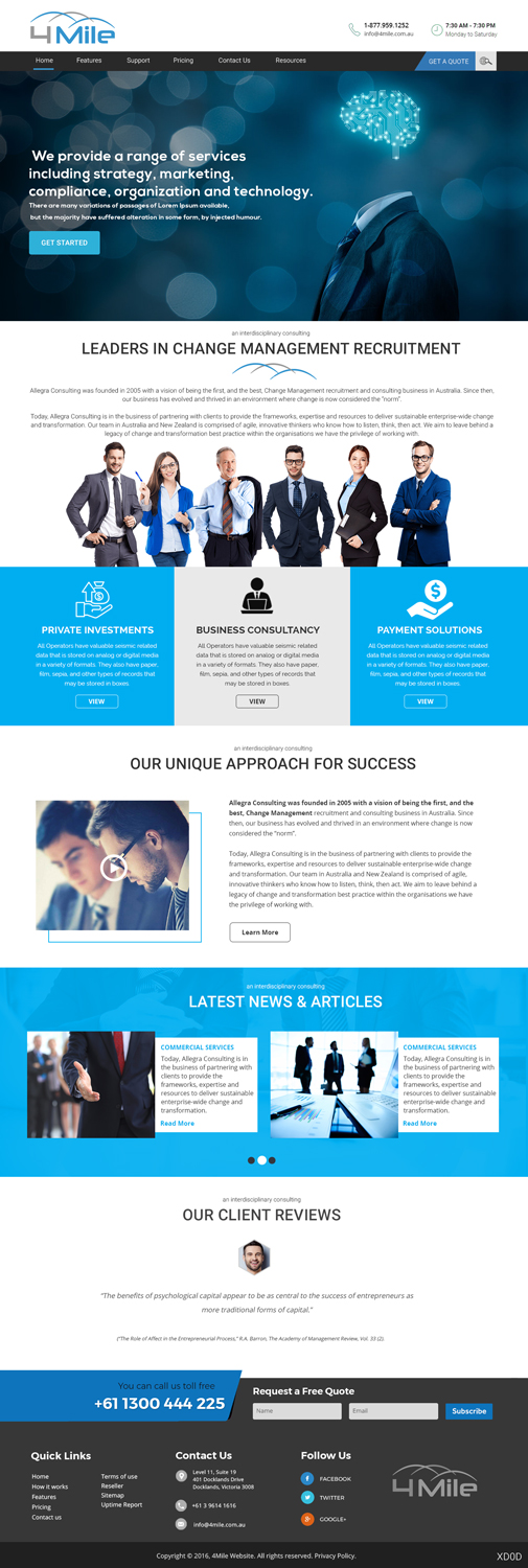 Web Design by Xclusive Designers for this project | Design #18470176
