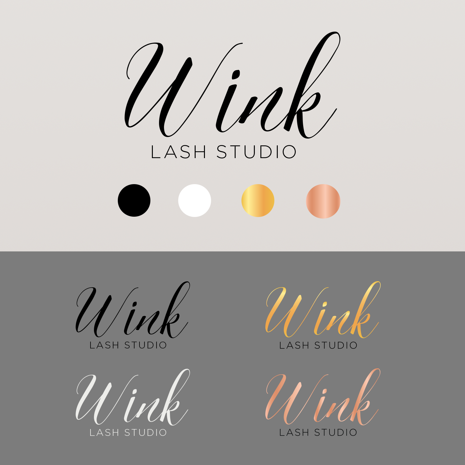 Logo Design by IyaIyayo for Wink Lash Studio Pty Ltd | Design #12332879