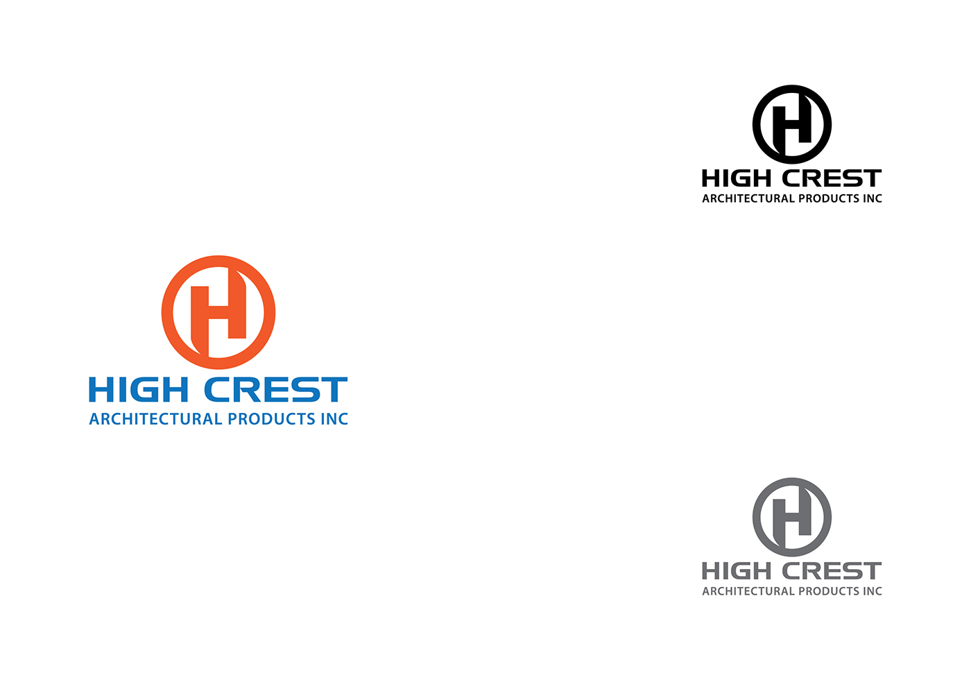 Logo Design by zacksaj for High Crest Architectural | Design #12245574