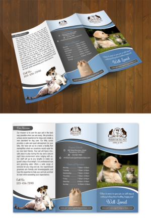 Animal Facility Brochure for Pet Boarding, Boutique, Doggie Daycare, Grooming | Brochure Design by aspiremedia