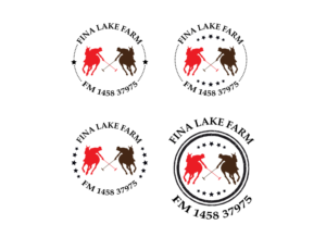 Fina Lake Farm -  Polo Farm sign | Diseño de Póster por Tegridy Studio