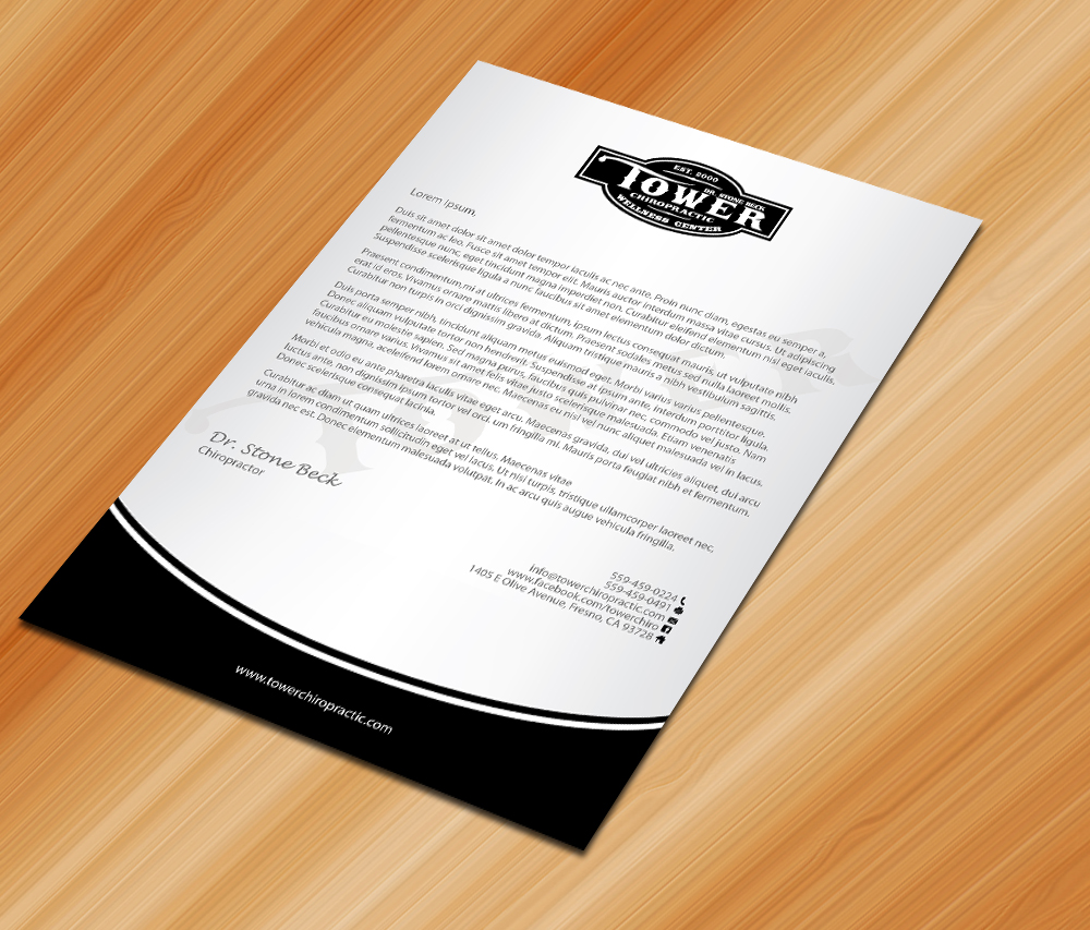 Letterhead Design by Sarmishtha Chattopadhyay_loginchange for this project | Design #2400910