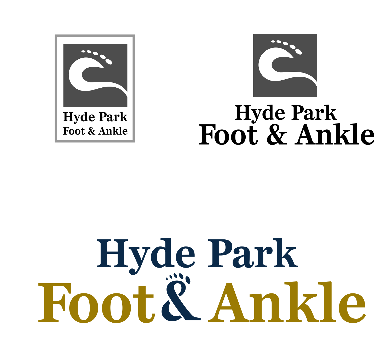 Logo Design by shahdesign1974 for hyde park foot & ankle | Design #12400422