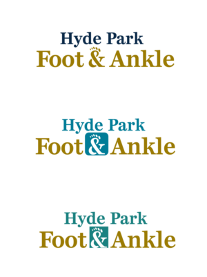 Logo Design by shahdesign1974 for hyde park foot & ankle | Design: #12408545