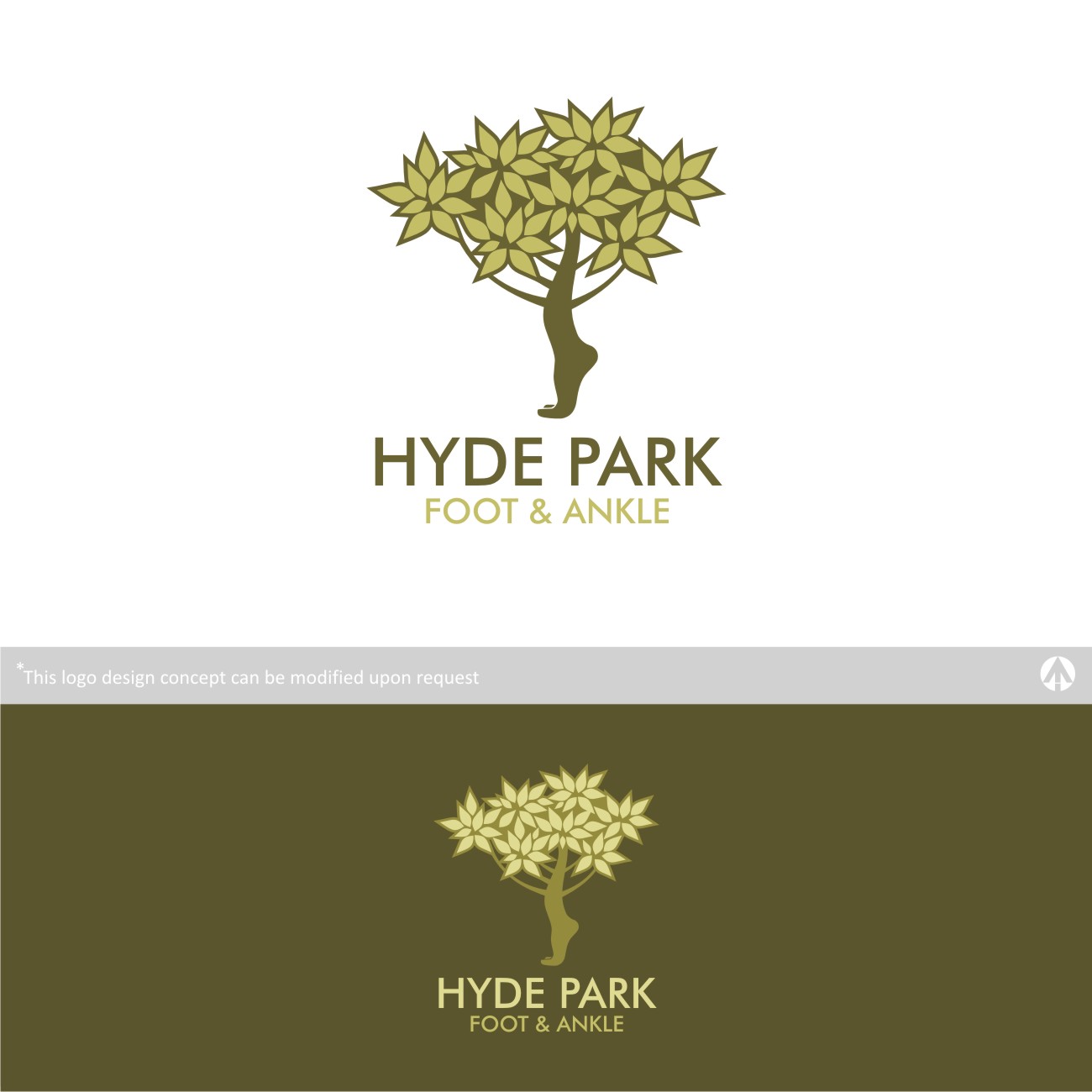 Logo Design by MBARO for hyde park foot & ankle | Design #12348776