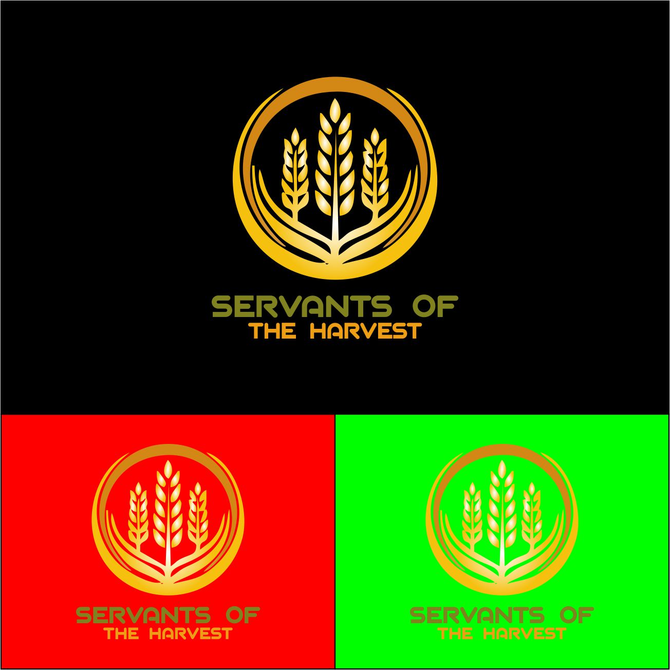 Logo Design by mabbudesain for Servants of the Harvest  | Design #12250765
