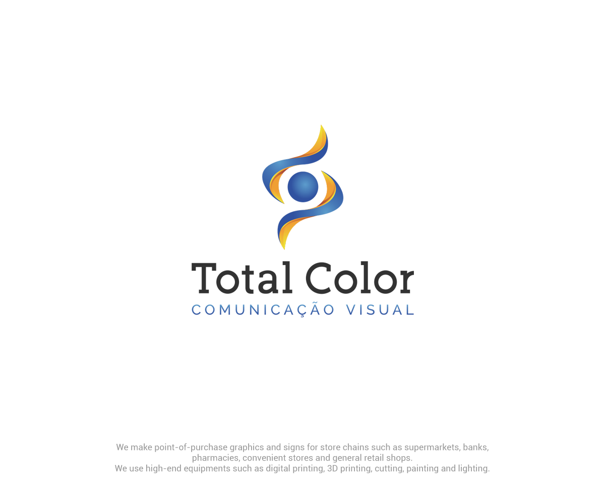 Diseño de Logo por mikonimations para Total Color Comunicação Ltda. | Diseño #12307953