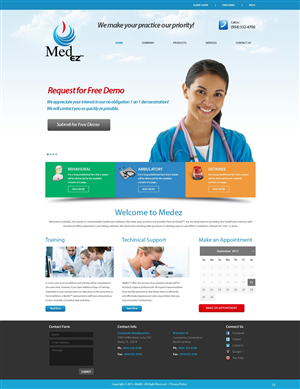 Medical Software Company needs Wordpress Website Template