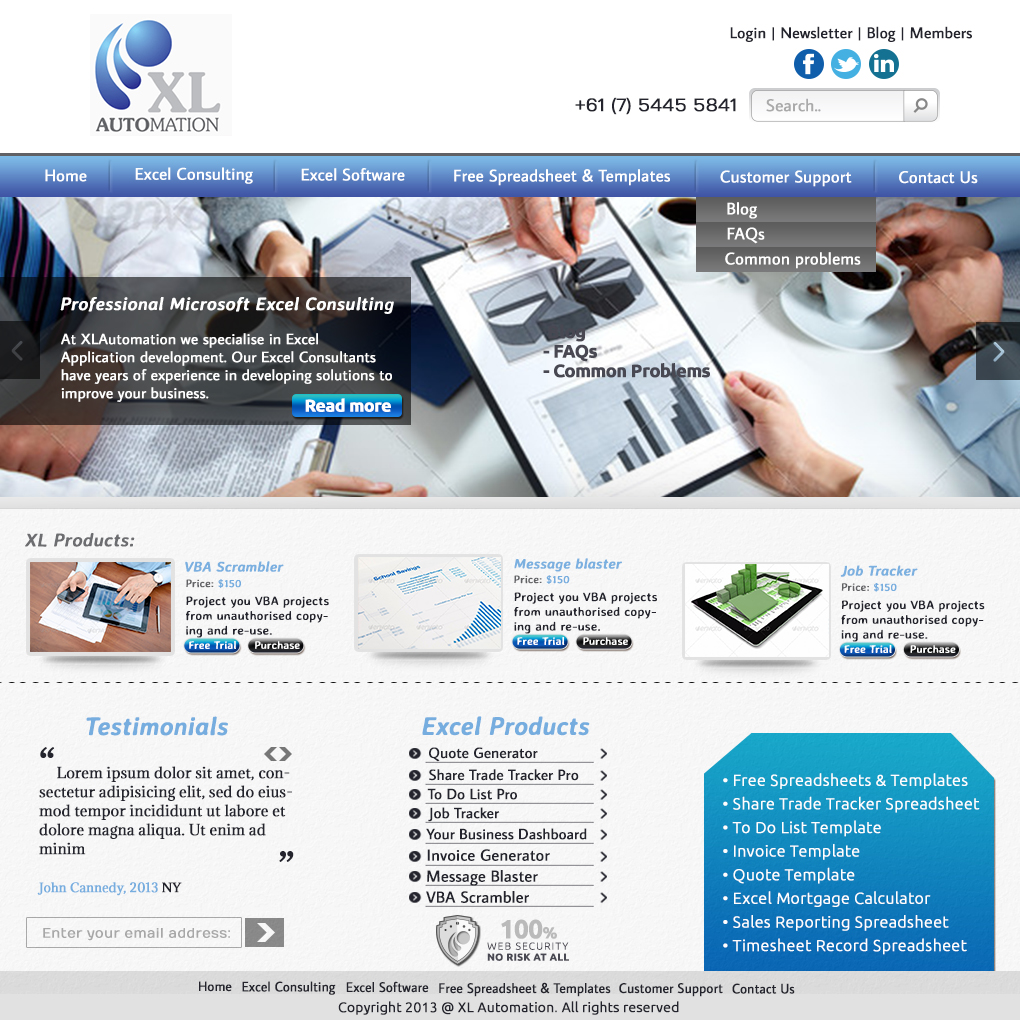 Web Design by MS Design for MyOfficeInTheCloud | Design #2408300