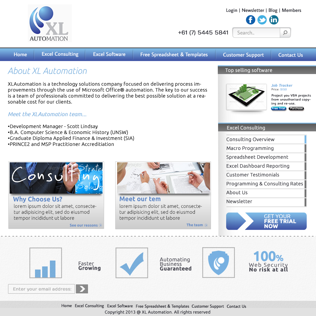 Web Design by MS Design for MyOfficeInTheCloud | Design #2408305