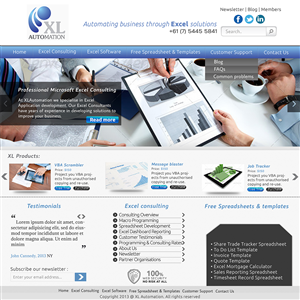 Web Design by MS Design for MyOfficeInTheCloud | Design: #2417551