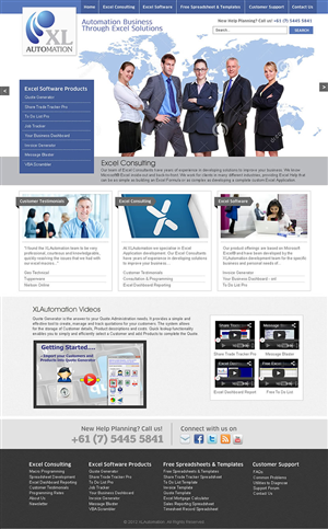 Web Design by DesignCreativity4you for MyOfficeInTheCloud | Design: #2415438