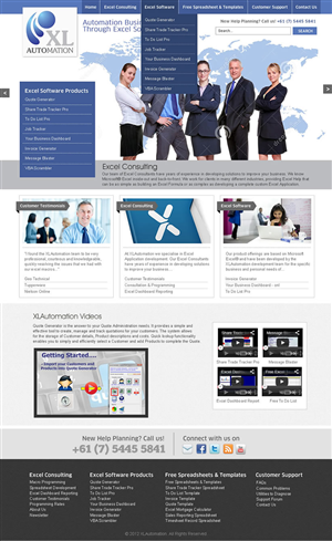 Web Design by DesignCreativity4you for MyOfficeInTheCloud | Design: #2415441