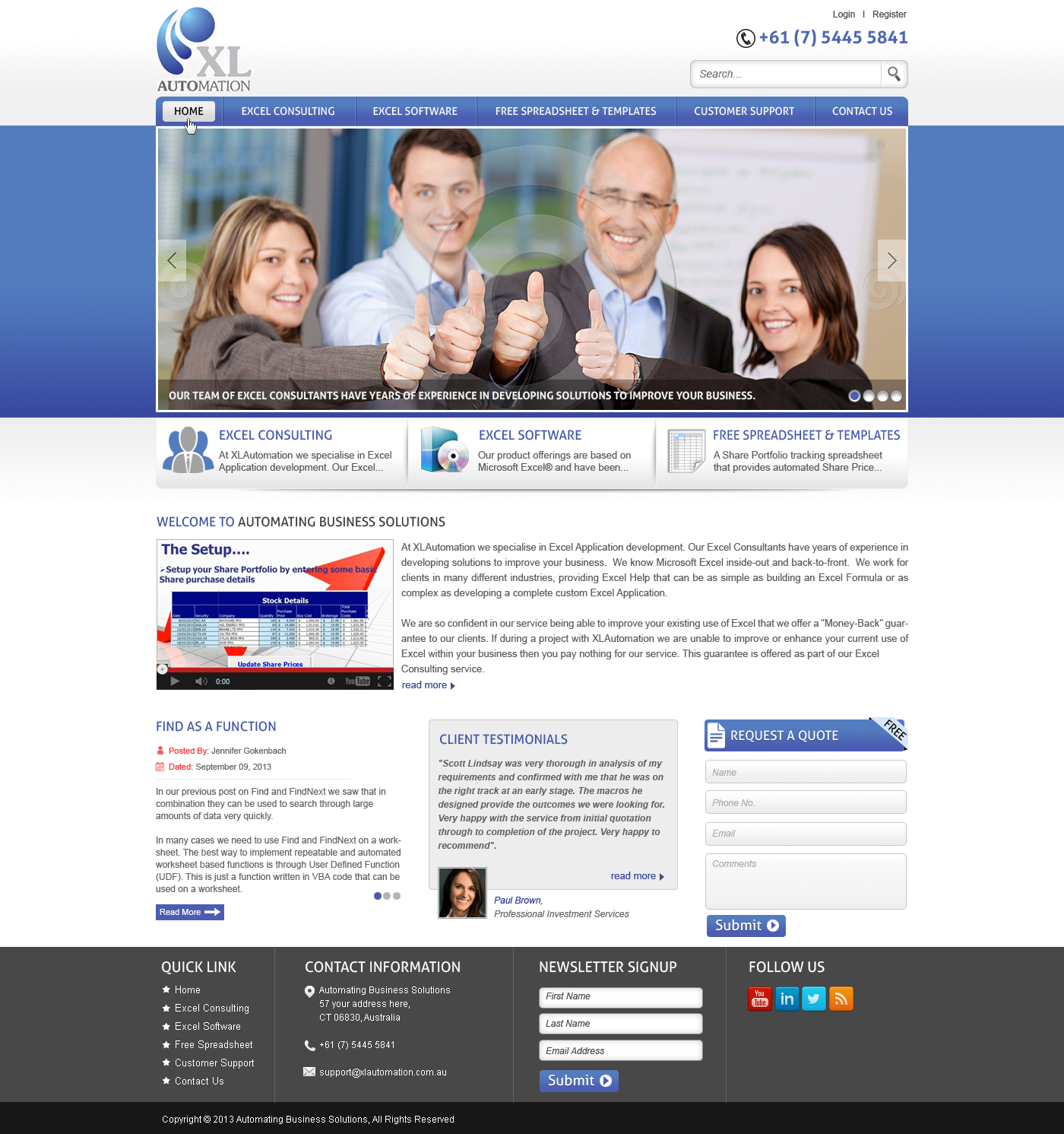 Web Design by MycroDesigns for MyOfficeInTheCloud | Design #2409472