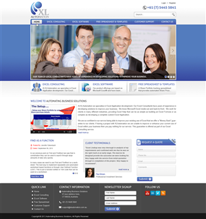 Web Design by MycroDesigns for MyOfficeInTheCloud | Design: #2409472