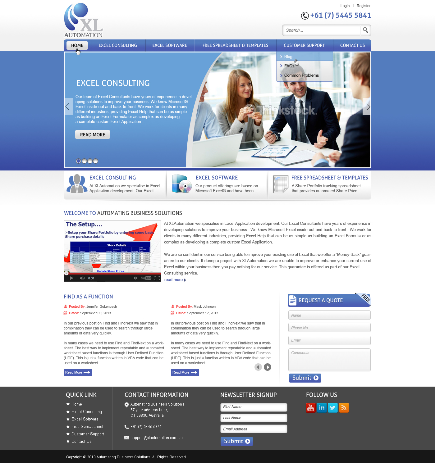 Diseño Web por MycroDesigns para MyOfficeInTheCloud | Diseño #2414865