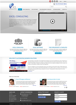Web Design by MycroDesigns for MyOfficeInTheCloud | Design: #2426013