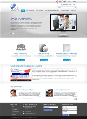 Web-Design von  MycroDesigns für MyOfficeInTheCloud | Design #2429801