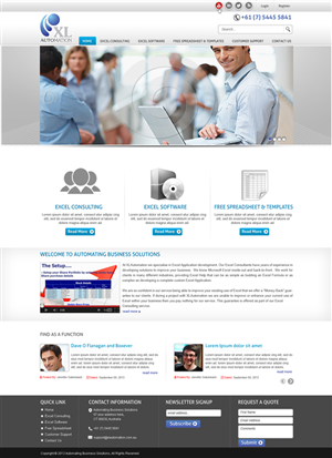 Web Design by MycroDesigns for MyOfficeInTheCloud | Design: #2429828