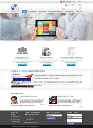 Web Design by MycroDesigns for MyOfficeInTheCloud | Design: #2435661