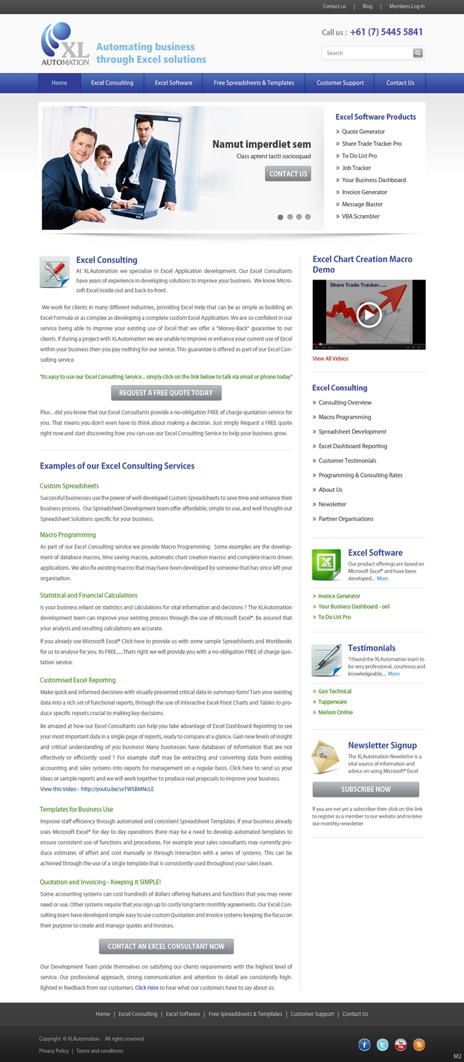 Web Design by pb for MyOfficeInTheCloud | Design #2412472